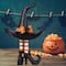 17.5" Haute Decor Halloween Witch Hat with Legs